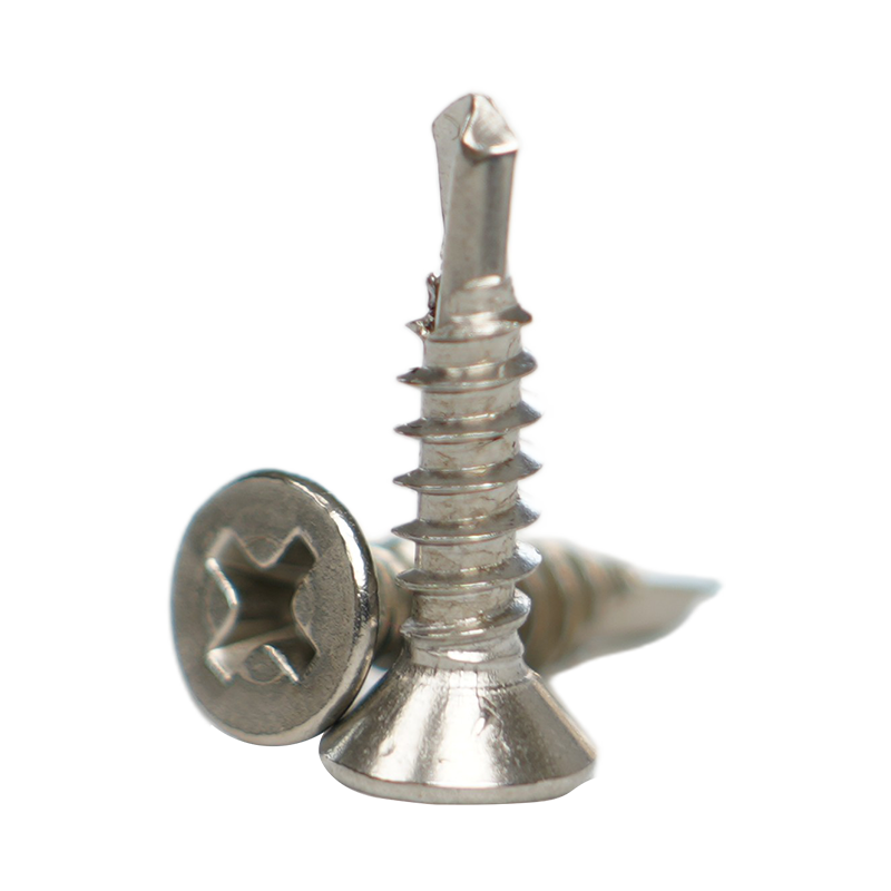 สกรูหัวเจาะตนเอง SUS410 CSK