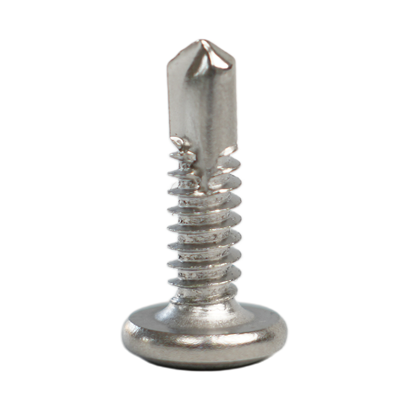 สกรูเจาะตนเองซ็อกเก็ตหกเหลี่ยมหัวแบน SUS410